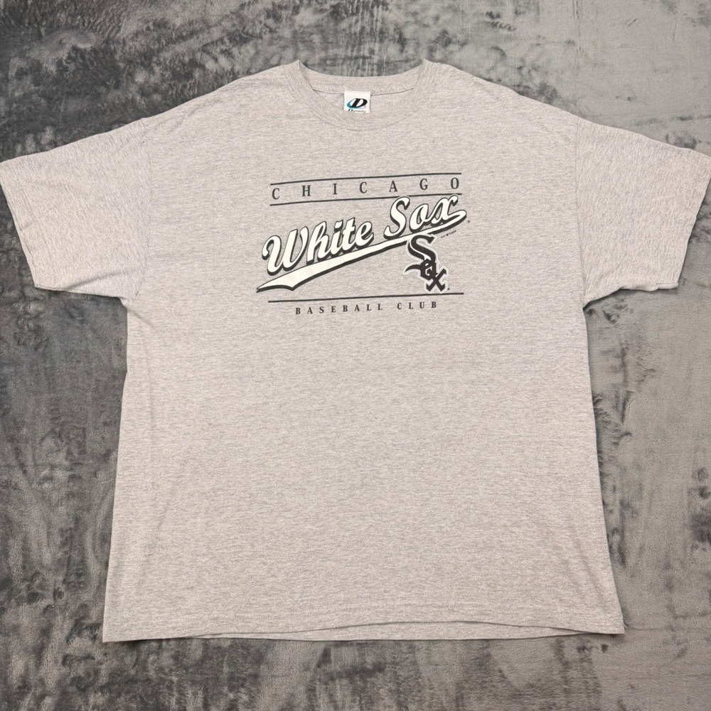 Vintage 2004 Chicago White Sox T Shirt XL MLB Baseball Club Graphic Gray Tee